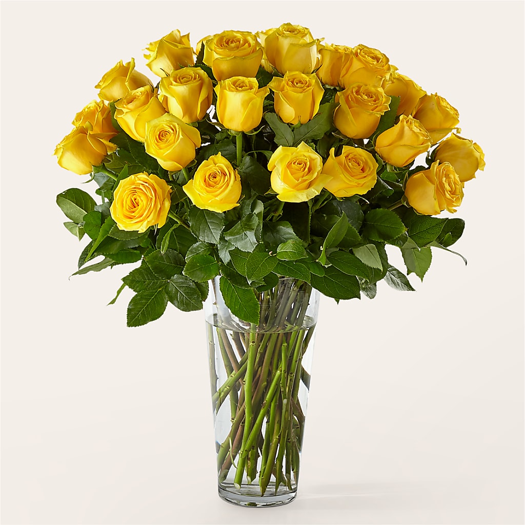 Long Stem Yellow Rose Bouquet – Blossom Bloom, Orlando FL
