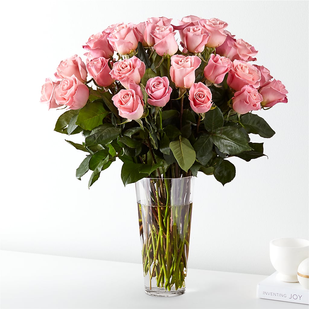 Long Stem Pink Rose Bouquet – Blossom Bloom, Orlando FL