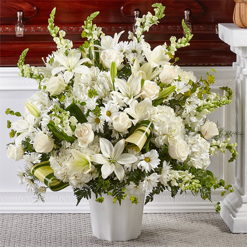 Thoughts of Tranquility Floor Basket – Blossom Bloom, Orlando FL