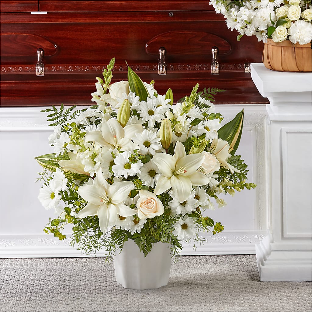 Thoughts of Tranquility Floor Basket – Blossom Bloom, Orlando FL