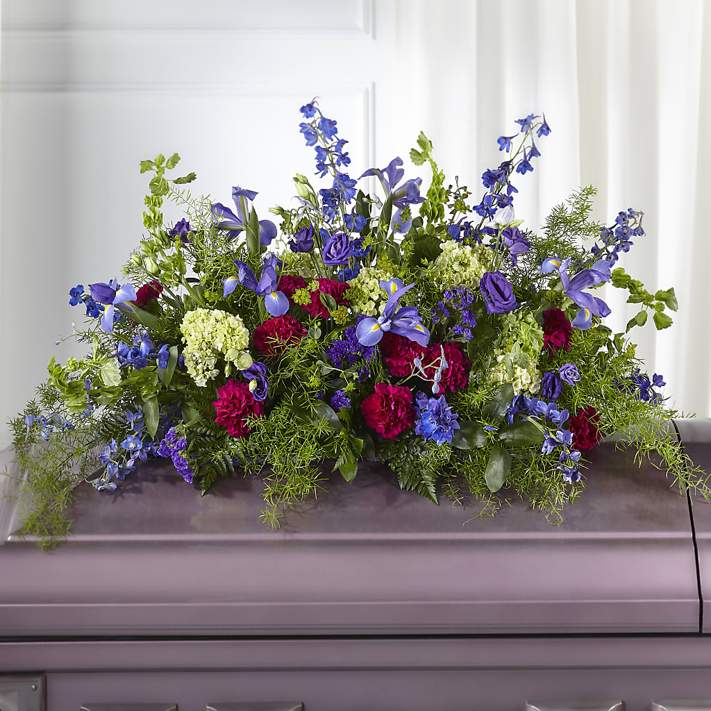 Always Treasured Casket Spray – Blossom Bloom, Orlando FL