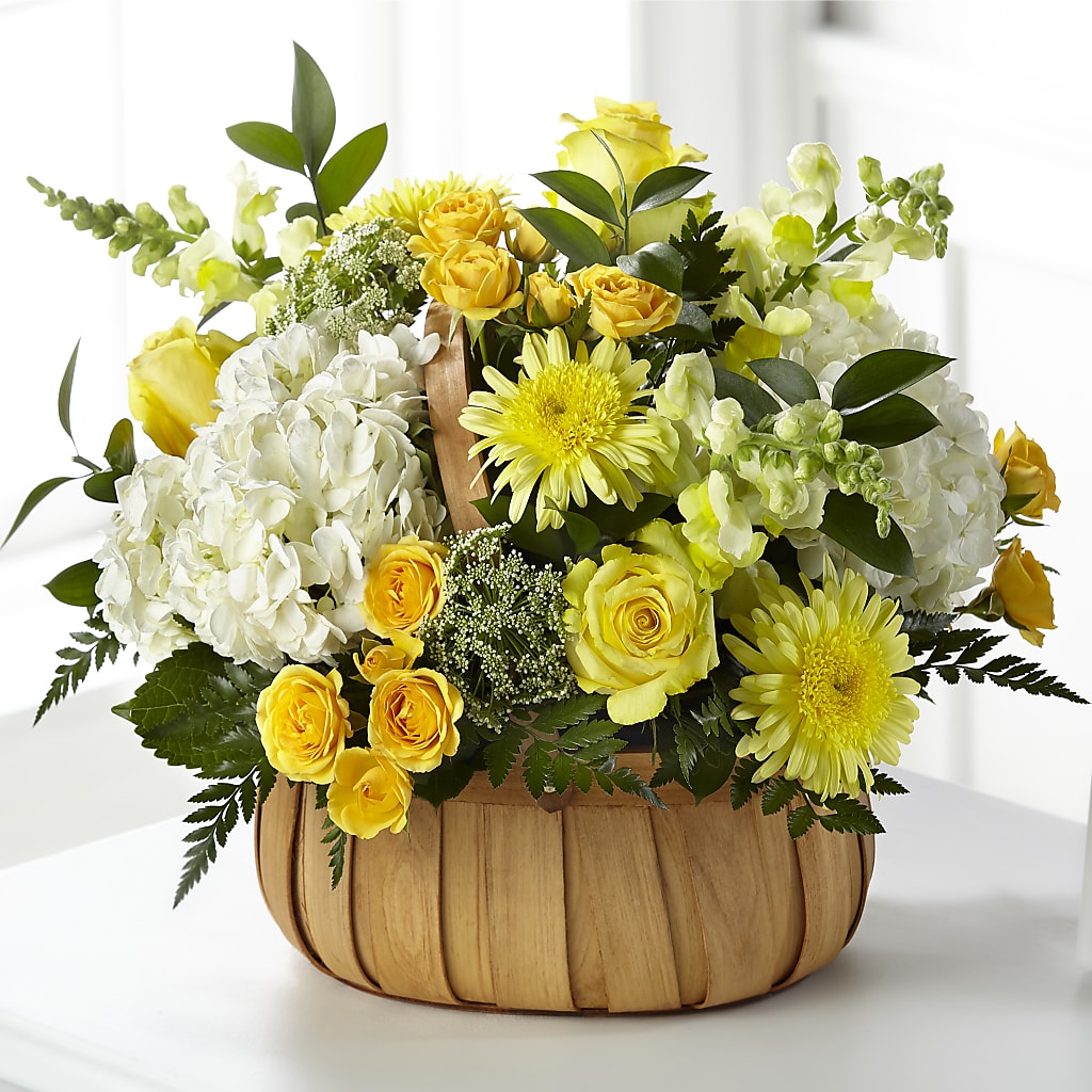 Rustic Remembrance Basket – Blossom Bloom, Orlando FL
