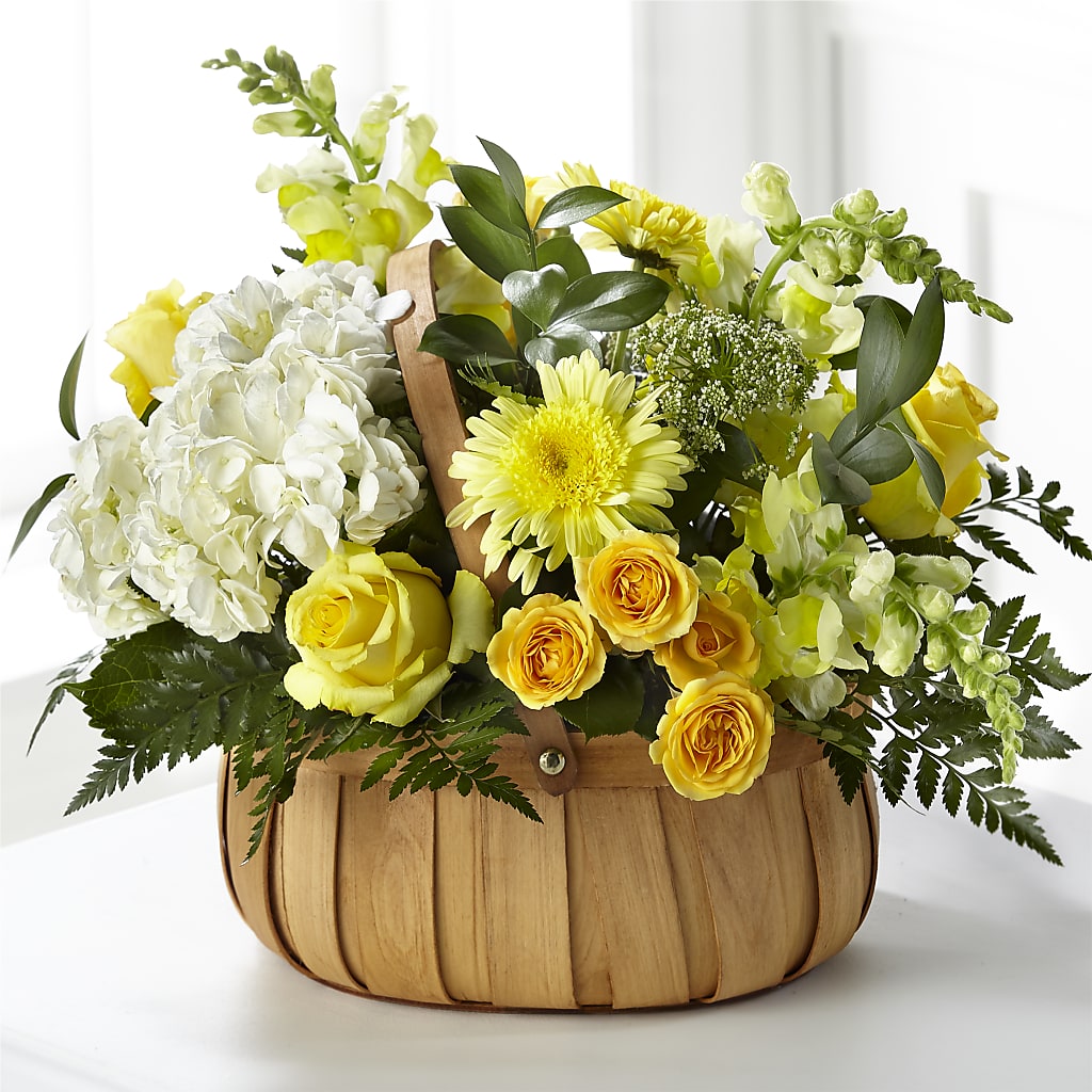 Rustic Remembrance Basket – Blossom Bloom, Orlando FL