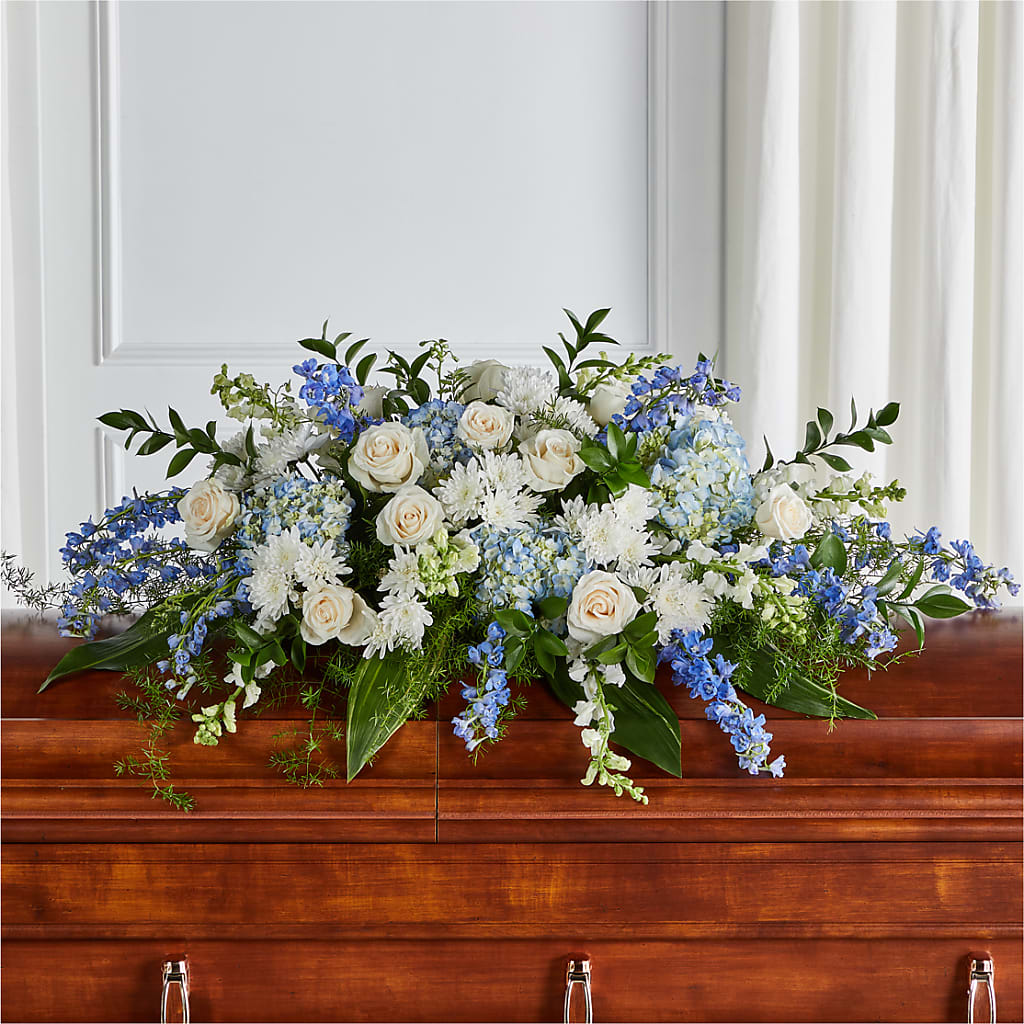 Timeless Essence Casket Spray – Blossom Bloom, Orlando FL