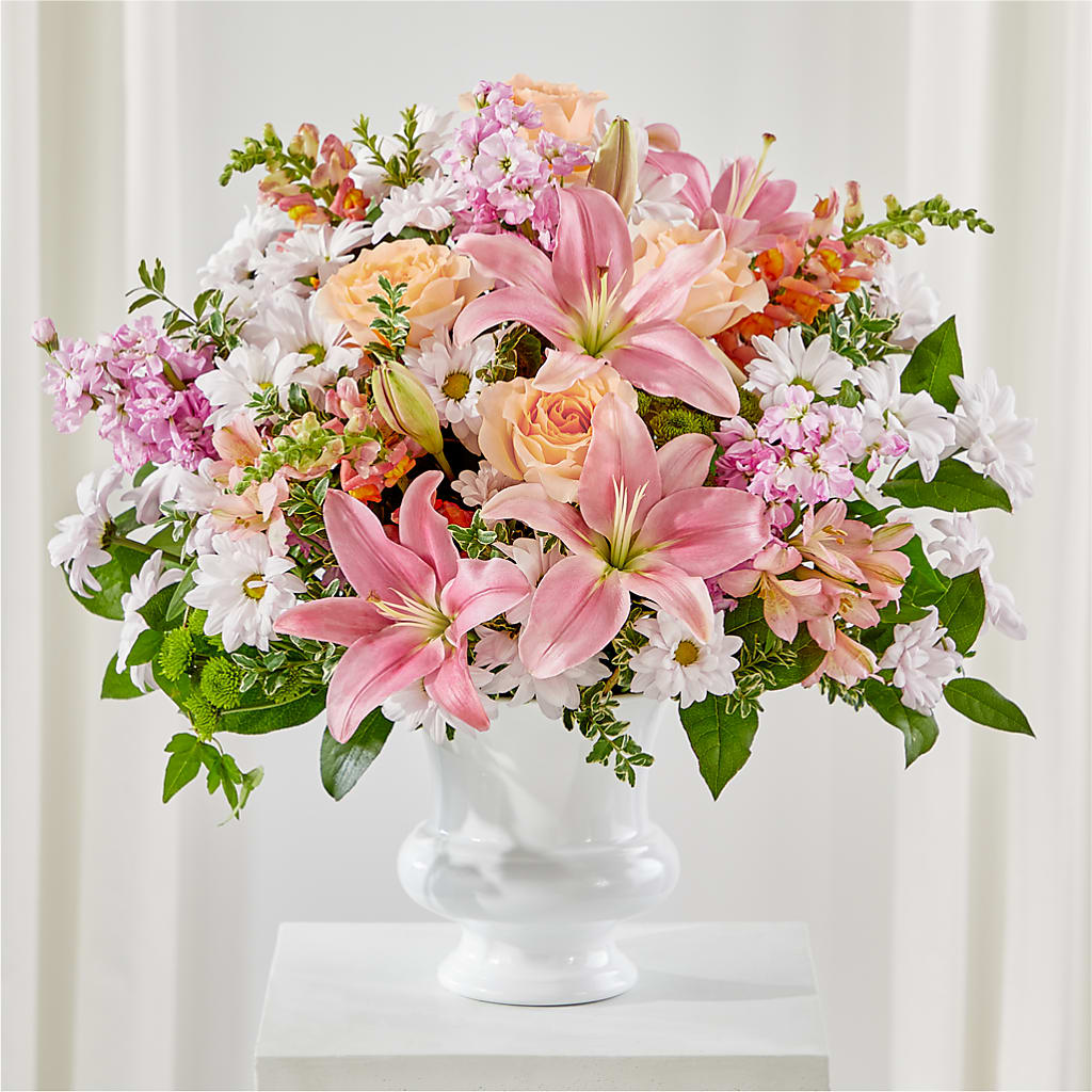 Heartfelt Gesture Urn Arrangement – Blossom Bloom, Orlando FL