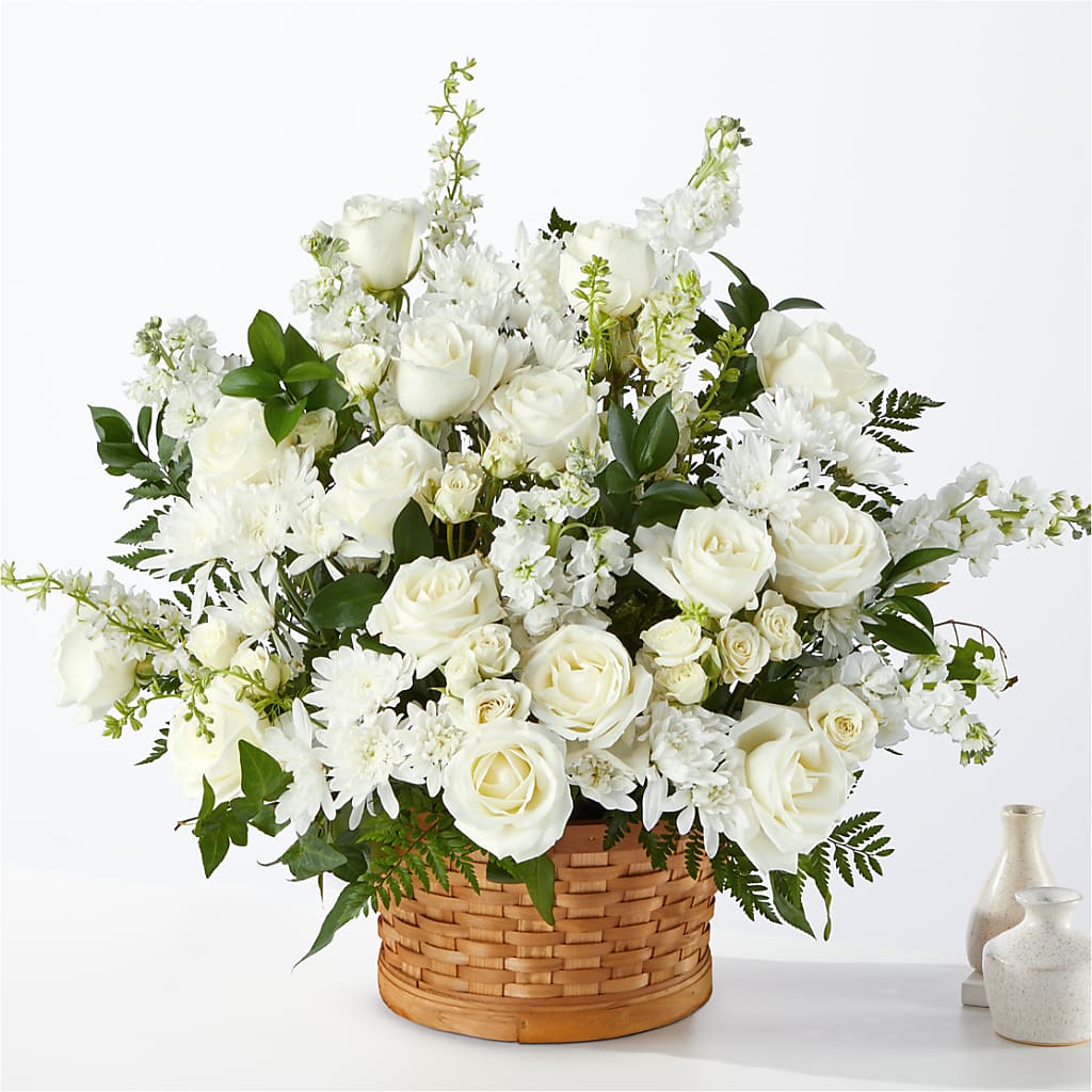 Heartfelt Condolences Arrangement – Blossom Bloom, Orlando FL