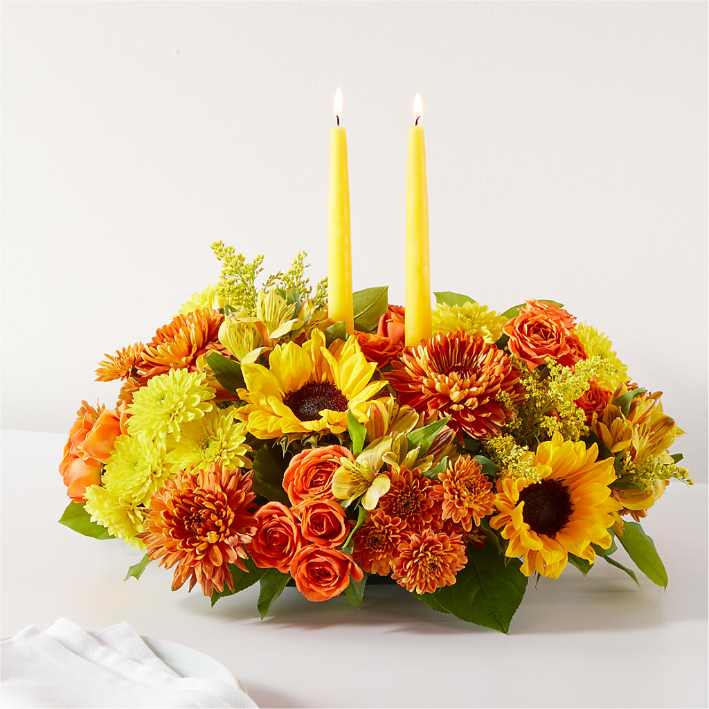 Autumn Harmony Centerpiece – Blossom Bloom, Orlando FL