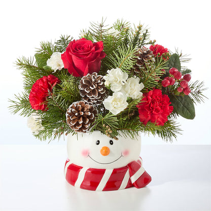 Jolly Snowman Bouquet –  Blossom Bloom, Orlando FL