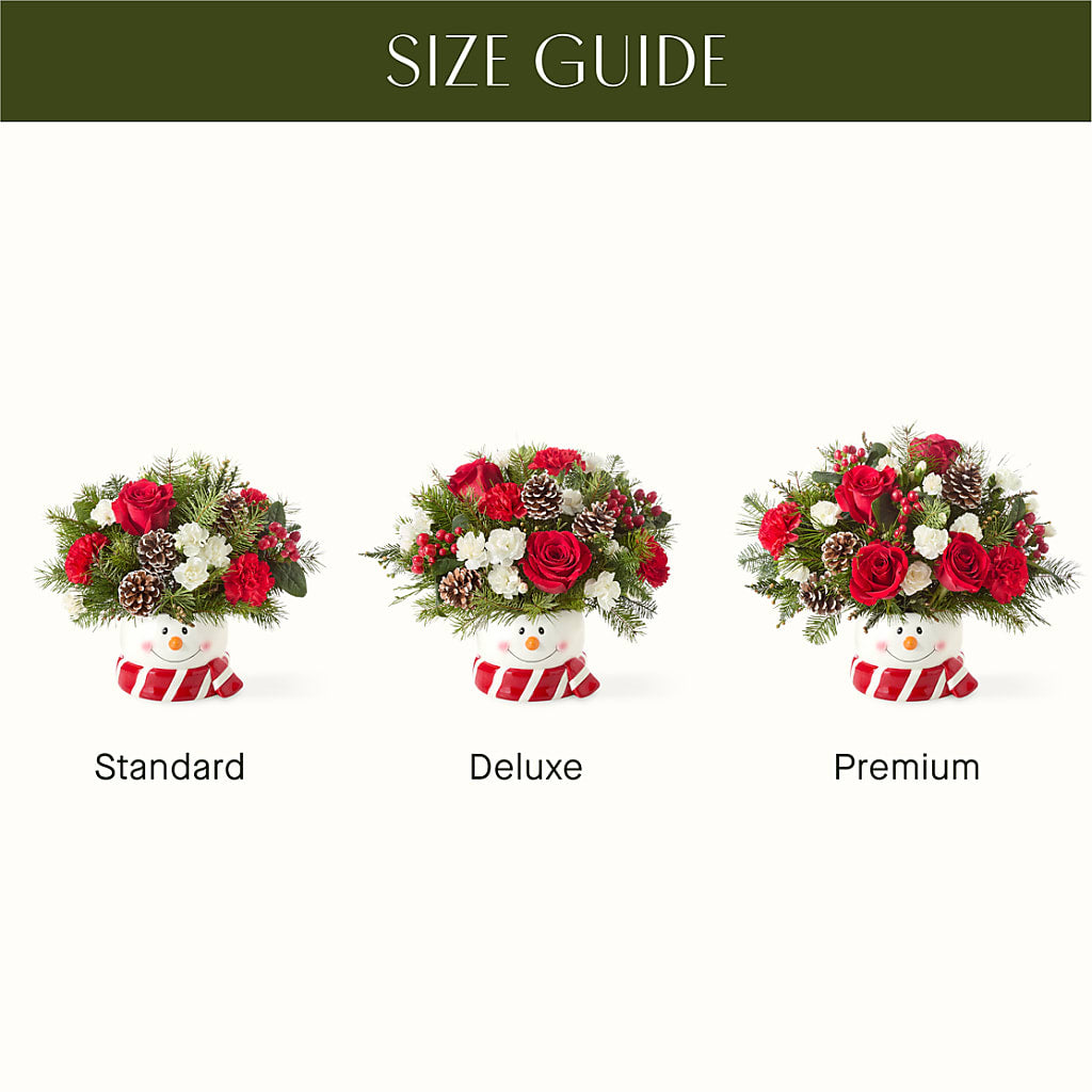 Jolly Snowman Bouquet –  Blossom Bloom, Orlando FL