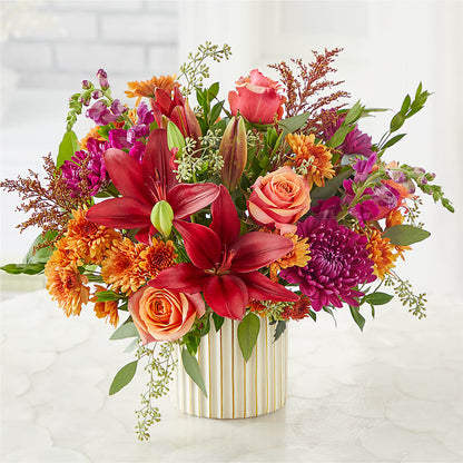 Burgundy Landscape Bouquet –  Blossom Bloom, Orlando FL