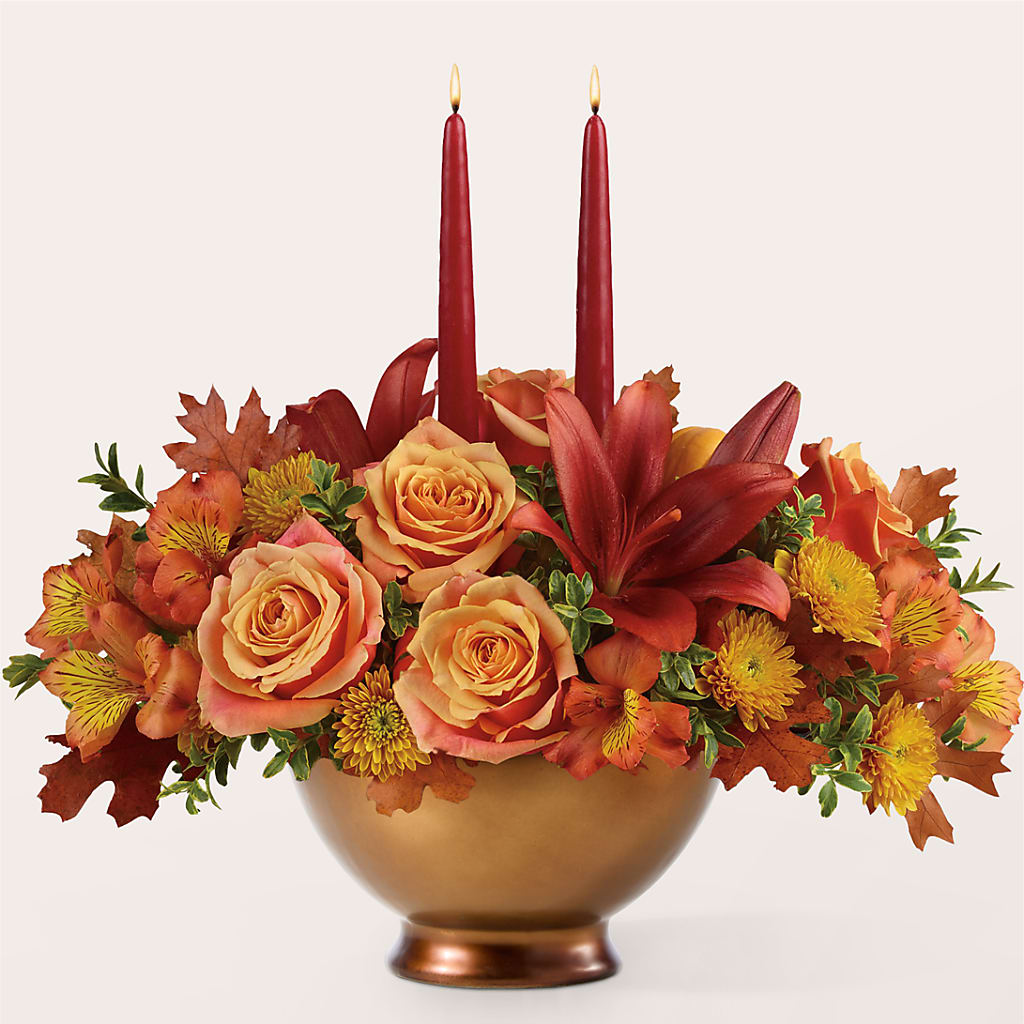 Harvest Table Centerpiece –  Blossom Bloom, Orlando FL