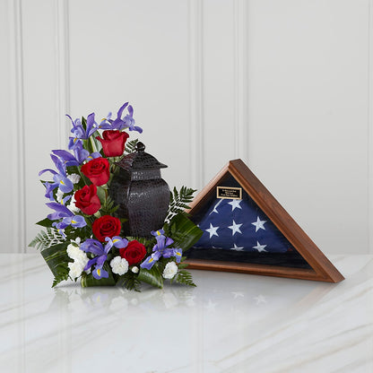 Patriotic Tribute Arrangement –  Blossom Bloom, Orlando FL