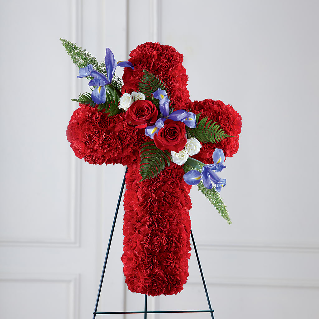 Faithful Hero Floral Cross –  Blossom Bloom, Orlando FL