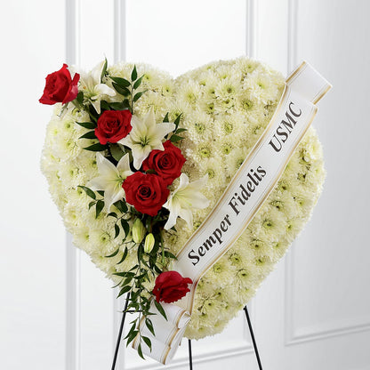 Heartfelt Hero Standing Heart –  Blossom Bloom, Orlando FL