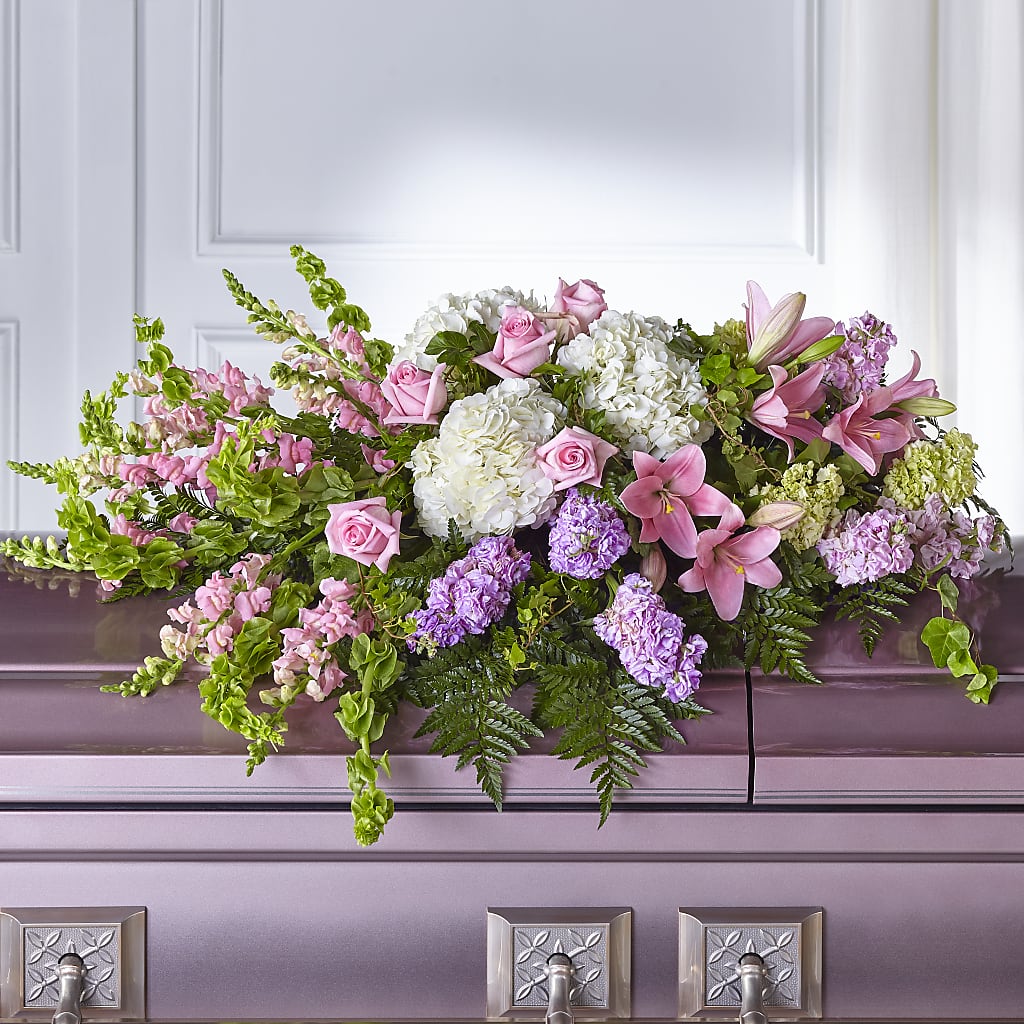 Life's Gratitude Casket Spray –  Blossom Bloom, Orlando FL
