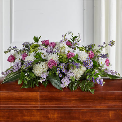 Meadows of Serenity Casket Spray –  Blossom Bloom, Orlando FL