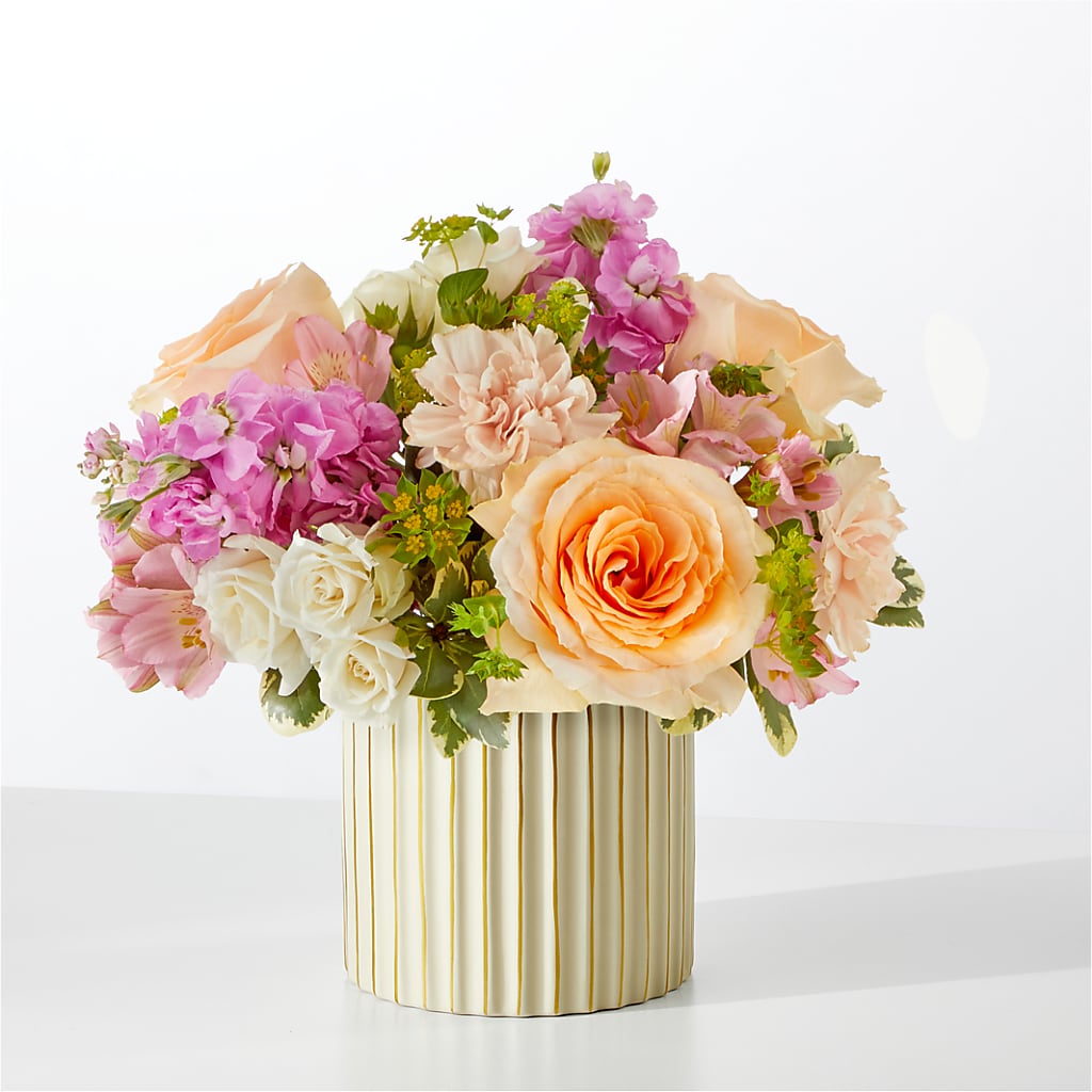 Paradise Bouquet with Ivory Vase –  Blossom Bloom, Orlando FL