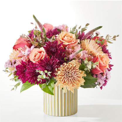 Berry Cobbler Bouquet with Ivory Vase –  Blossom Bloom, Orlando FL