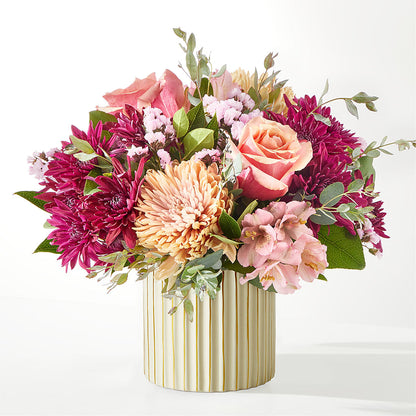 Berry Cobbler Bouquet with Ivory Vase –  Blossom Bloom, Orlando FL