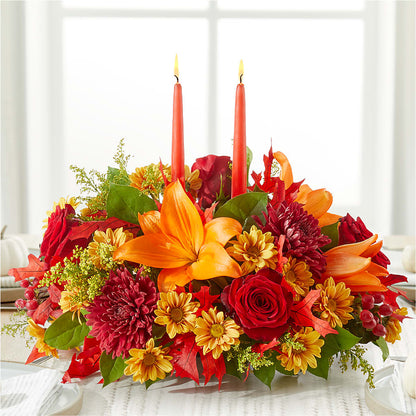 Autumn's Embrace Centerpiece –  Blossom Bloom, Orlando FL