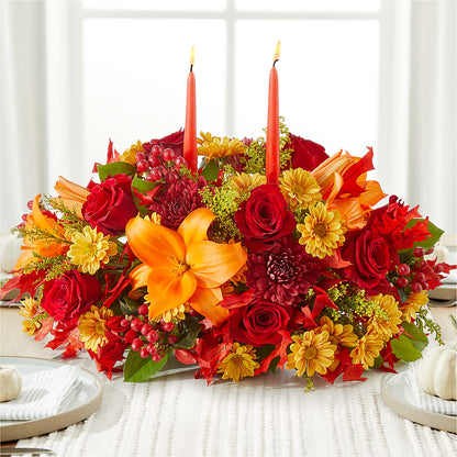 Autumn's Embrace Centerpiece –  Blossom Bloom, Orlando FL