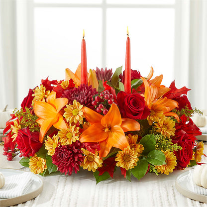 Autumn's Embrace Centerpiece –  Blossom Bloom, Orlando FL
