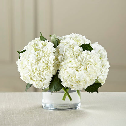 White Hydrangea Bouquet –  Blossom Bloom, Orlando FL